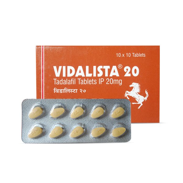 Buy Vidalista 20mg (Tadalafil) tablet online safely @ Lowest Price
