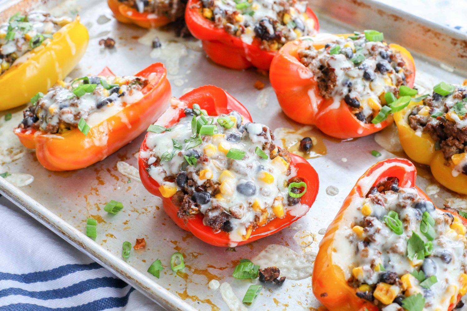 Taco Stuffed Bell Peppers - Vegetable Recipes