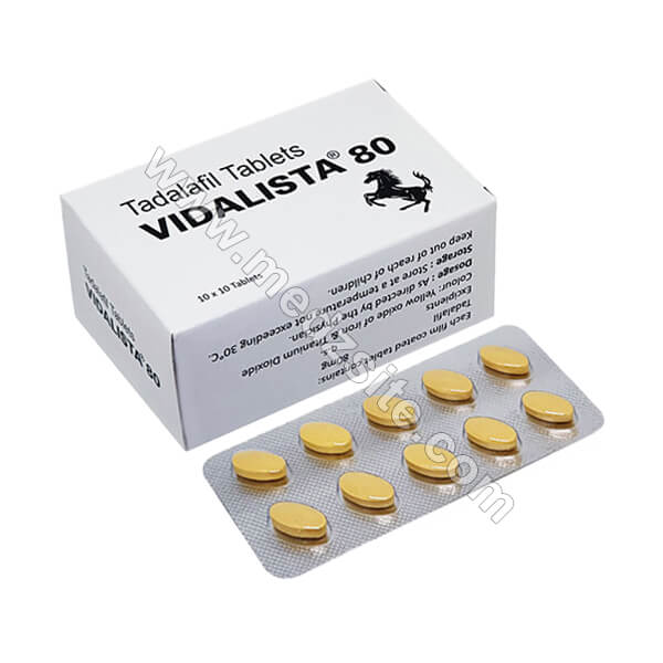 Vidalista 80mg (Tadalafil) | Buy A High-Dose Solution for ED