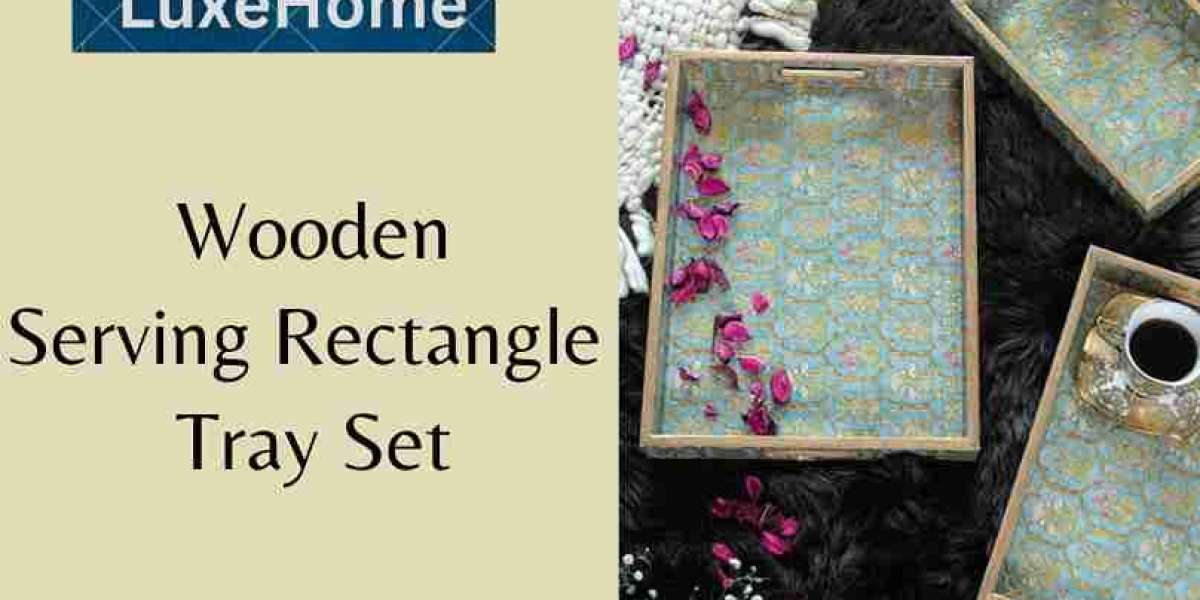 Buy Designe Rectangle Tray for gift Online at Best Price From Luxehome