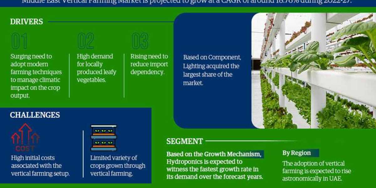 Middle East Vertical Farming Market Analysis, Share, Trends, Challenges, and Growth Opportunities in 2022-2027