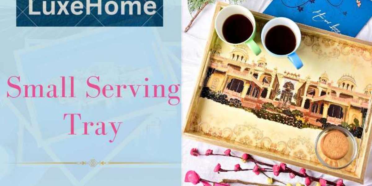 Purchase Small Serving Trays for home and kitchen Online From Luxehome in India