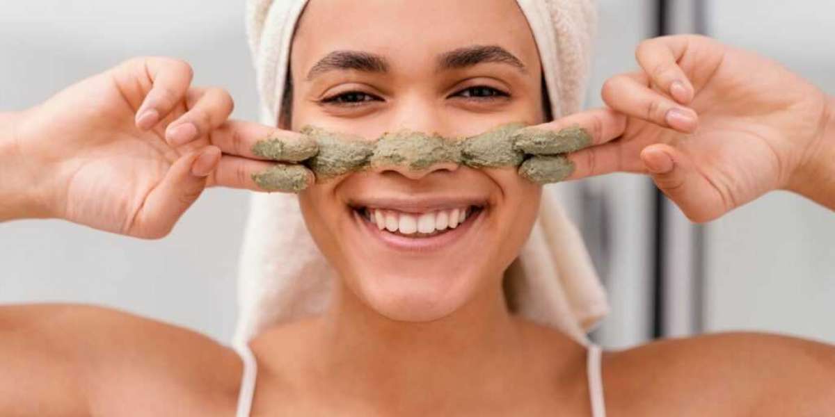 Mud mask for face